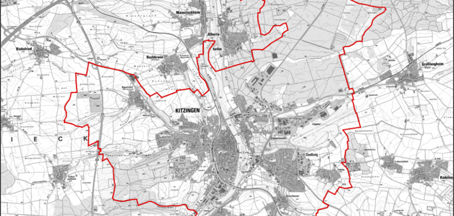 Site plan Area of application of land use plan with landscape plan The red line marks the site plan of the area of application of the land use plan with integrated landscape plan (without scale)