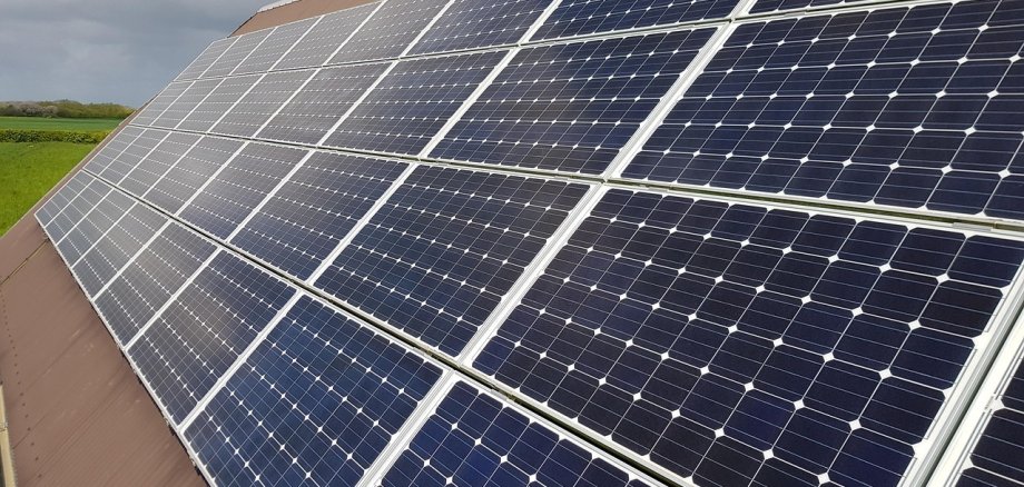 Photovoltaic system Photovoltaic system on a roof