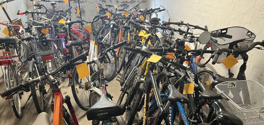 Versteigerung Fundsachen Fahrräder kommen am 18. April unter den Hammer