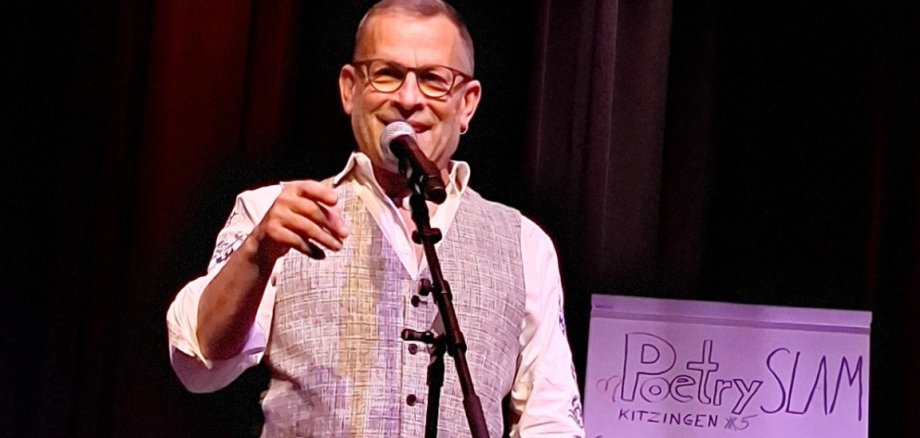 Manfred Manger will once again be hosting the poetry evening in Kitzingen.