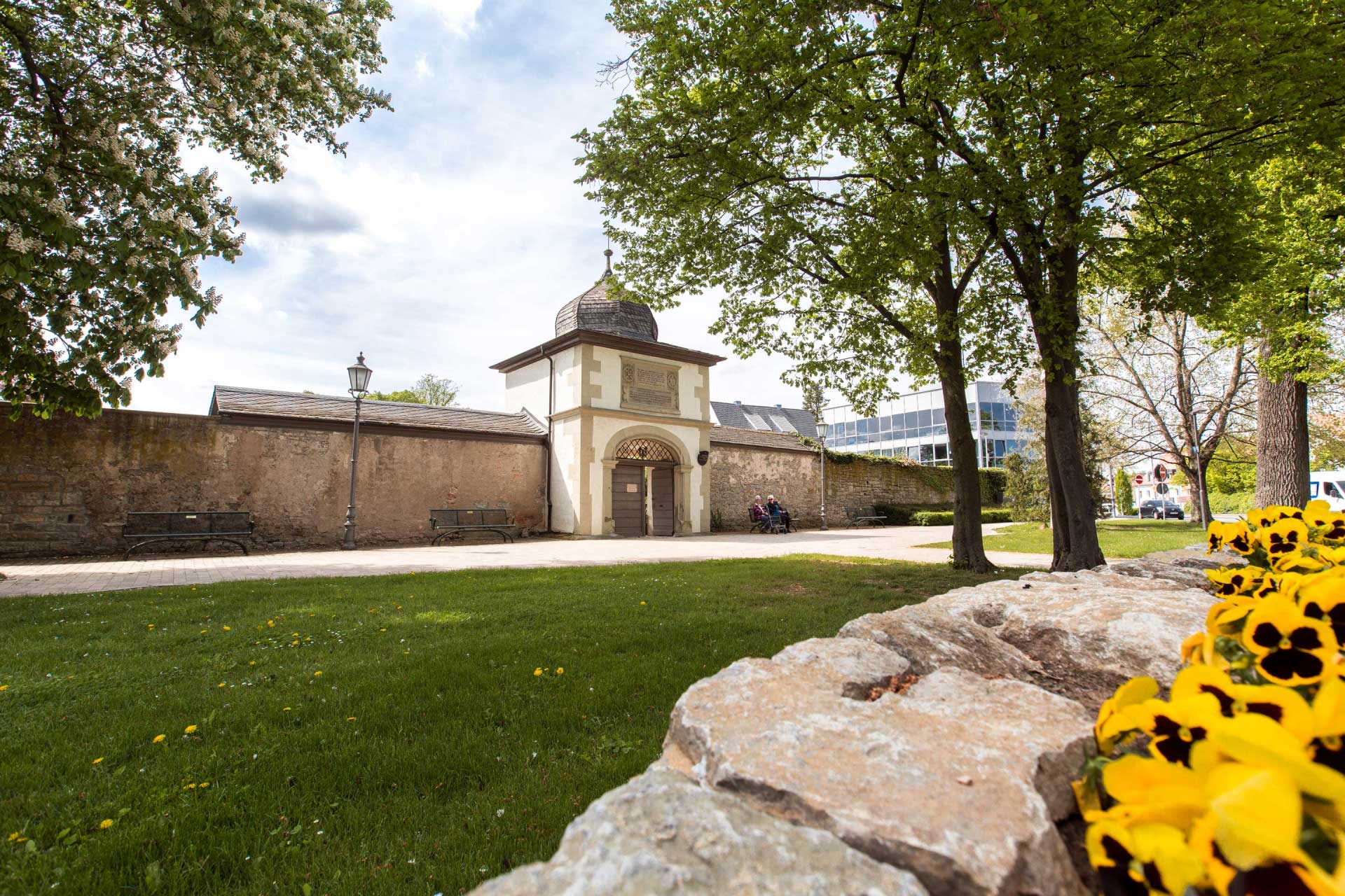 Old cemetery Eingang zum Alten Friedhof in Kitzingen