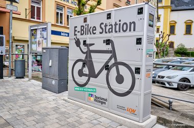 Picture of the e-bike station