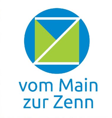 Logo cycle path from the Main to the Zenn
