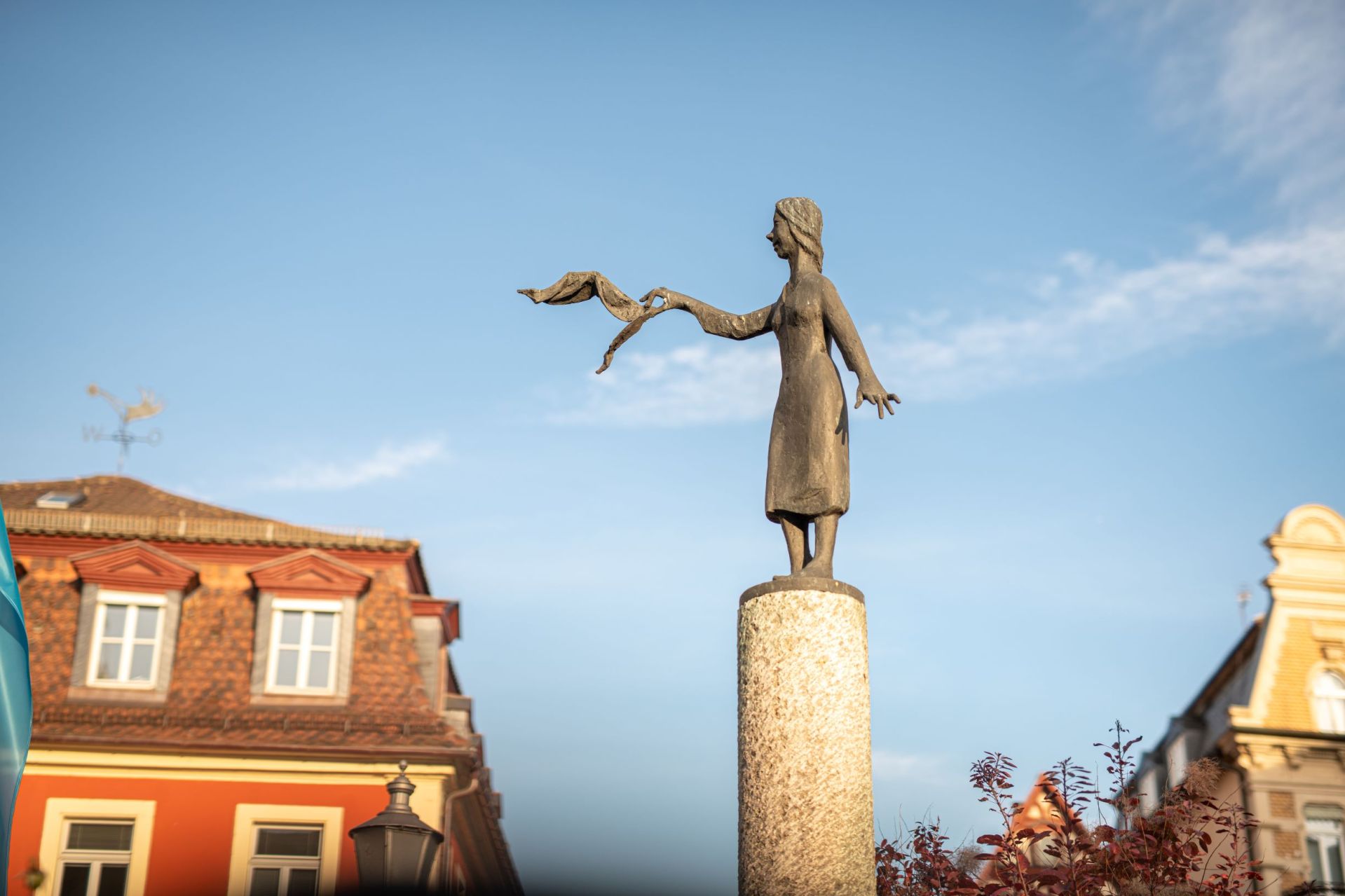 Figure of Hadeloga in Kitzingen