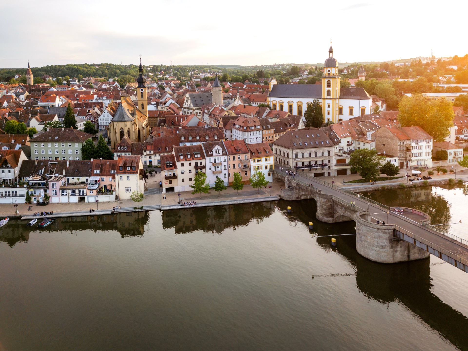 Aerial view of Kitzingen