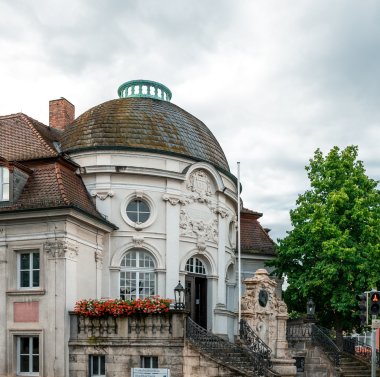 View of the Luitpold Bad building - public library