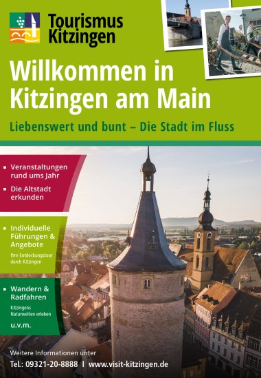 Cover picture of the Kitzingen city map