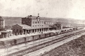 Kitzinger Bahnhof zur Jahrhundertwende