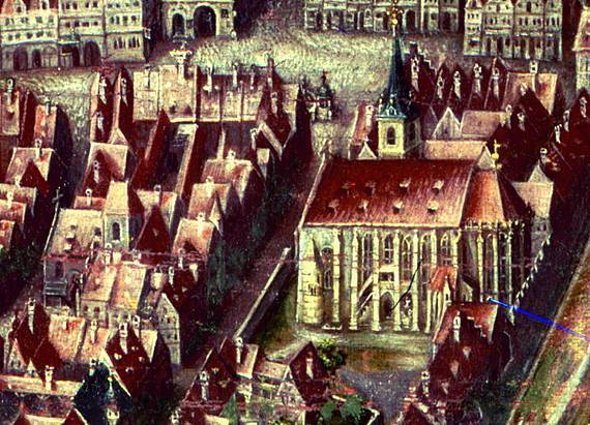 Gemälde Katholische Kirche Kitzingen Gemälde der Katholischen Kirche St. Johannes in Kitzingen.