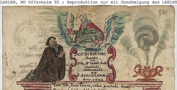 Chronik über das „Leben eines evangelischen Pfarrers im früheren markgräflichen Amte Kitzingen“ Titelbild der Chronik über das „Leben eines evangelischen Pfarrers im früheren markgräflichen Amte Kitzingen“