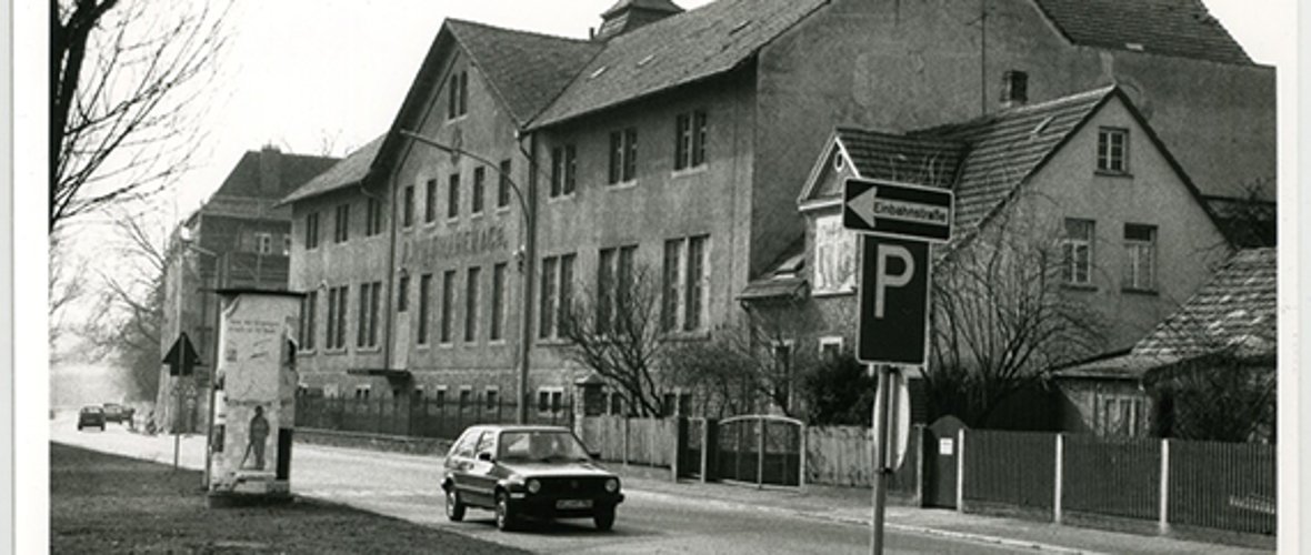 Bonbonfabrik Wildhagen 1991 Die Bonbonfabrik Wildhagen kurz vor dem Abbruch 1991.