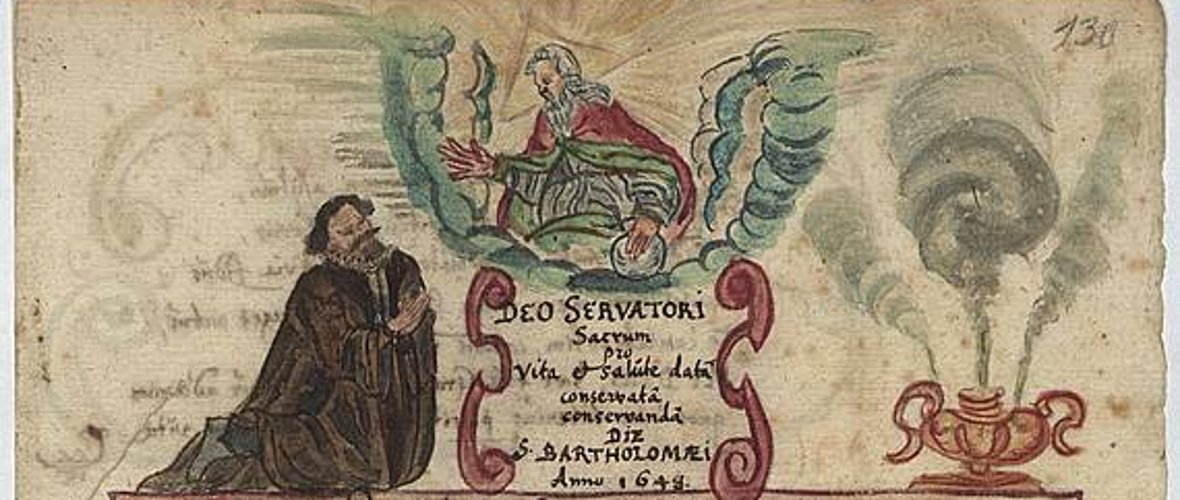 Chronik über das „Leben eines evangelischen Pfarrers im früheren markgräflichen Amte Kitzingen“ Titelbild der Chronik über das „Leben eines evangelischen Pfarrers im früheren markgräflichen Amte Kitzingen“