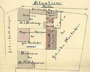Situationsplan des Baugeschäfts Korbacher