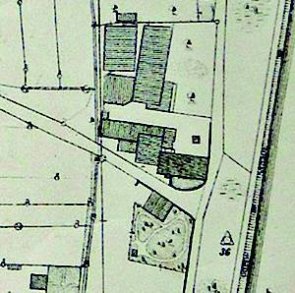 Katasterplan 1883 Ausschnitt aus dem Katasterplan aus dem Jahr 1883.
